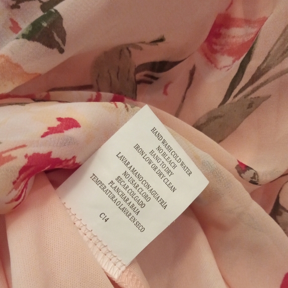 As U Wish High-Low Floral Chiffon Dress - Picture 14 of 14